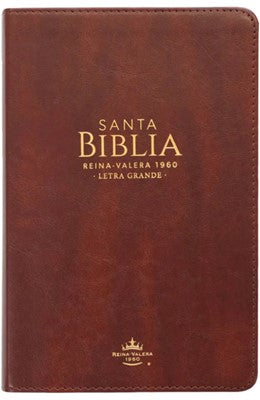 Biblia RVR1960 Clásica Café LG