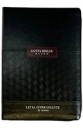 Biblia RVR1960 Clásica Abba Negro/Negro Cierre