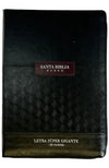 Biblia RVR1960 Clásica Abba Negro/Negro Cierre