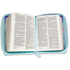 Biblia para jovencitas tamano bolsillo Rv1960 mariposa/lila turquersa con cierre