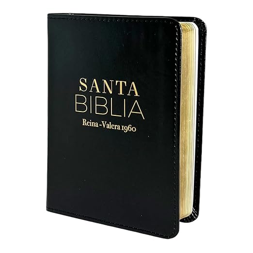 Biblia Reina Valera 1960 de bolsillo Imitación Piel negro. Colección clásica. Imitation Leather