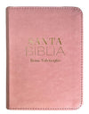 Bíblia Tamaño Bolsillo Reina Valera 1960 clasica rosa Piel Imitación 8.5 puntos