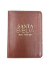 Biblia Tamaño Bolsillo Reina Valera 1960 Piel Imitación cafe clasica 8 Puntos Imitation Leather