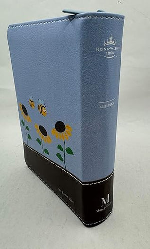 Biblia tamano bolsillo reina valera 1960 primavera /abejas cierre 8 puntos