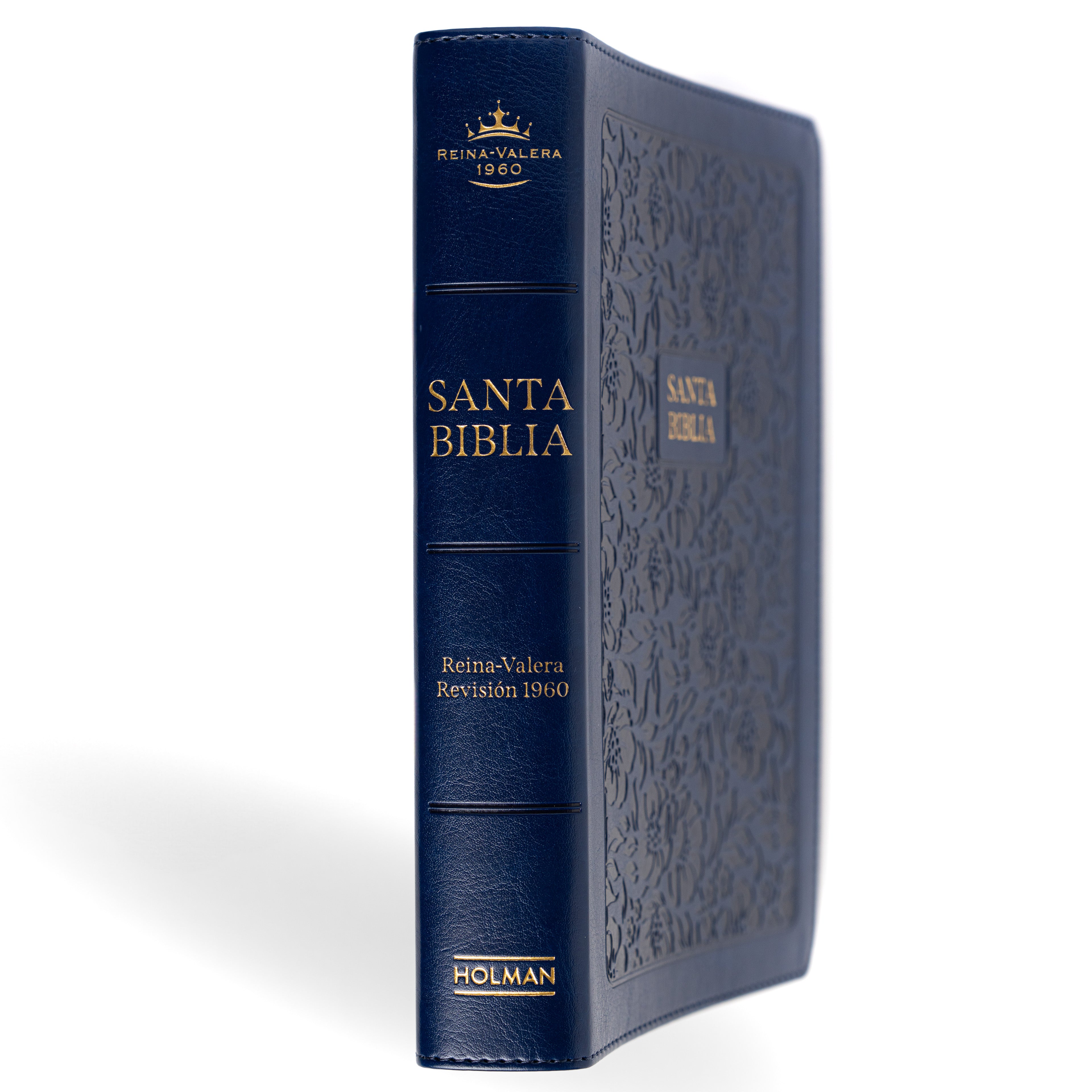 RVR 1960 Biblia letra grande tamaño manual edicion especial, azul marino (Hand Size Giant Print Bible, Navy)