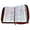 Biblia con Cierre Letra Gigante Manual 14 puntos RV1960 imit piel café con índice