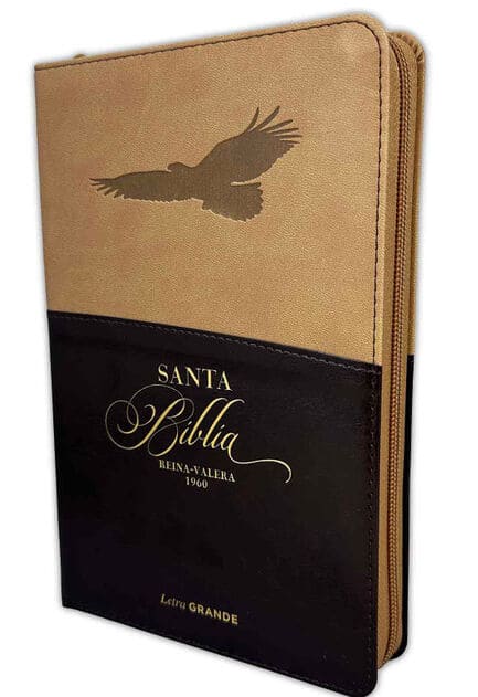 Biblia RVR60/025czti/PJR/Expresion/Cafe/Cafe/Aguila/Imitacion Piel Imitación Piel - Marrón