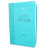 Biblia Letra Gigante Manual 14 puntos RV1960 imit piel turquesa geométrico