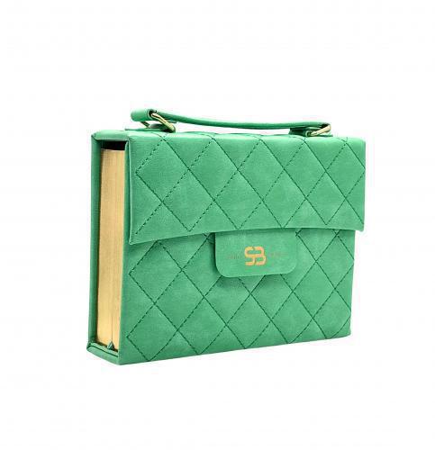 Biblia Reina-Valera 1960 Letra Grande Verde con Agarradera y Broche Magnético