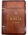 Biblia Reina Valera 1960, Imitación Piel, Tamaño Compacta, Letra Grande, Cafe Cl
