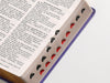 Biblia Letra Grande 12 puntos para Mujer RV1960 imit piel lila con índice