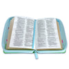 Biblia de Bolsillo con Cierre RV1960 imit piel azul pájaro