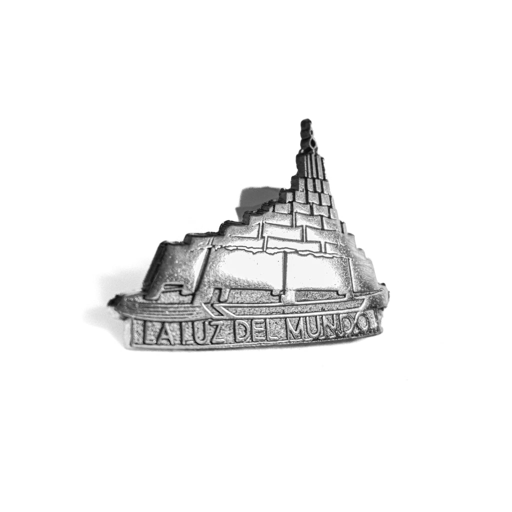 SILVER TEMPLE PIN