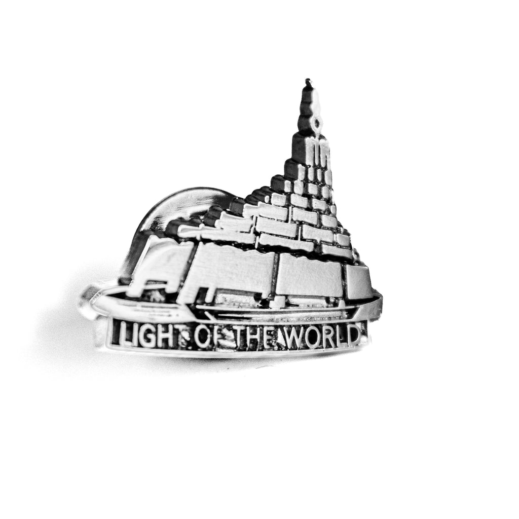 SILVER TEMPLE PIN