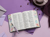 Biblia RVR60 035c PJR CP Flores Lila Tamaño Compacto