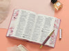 Biblia RVR60 035c PJR CP Flores rosas Tamaño Compacto