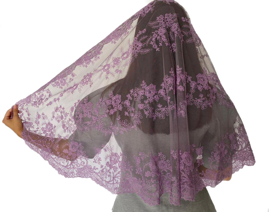 French embroidered veil / Chalina francesa bordada