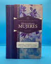 RVR 1960 Biblia de Estudio para Mujeres, azul floreado tela impresa