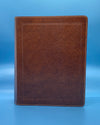 NKJV, Journal the Word Bible, Large Print, Bonded Leather, Brown, Red Letter Edition